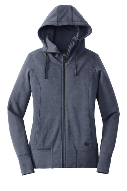 New Era® Women's Tri-Blend Fleece Full-Zip Hoodie
