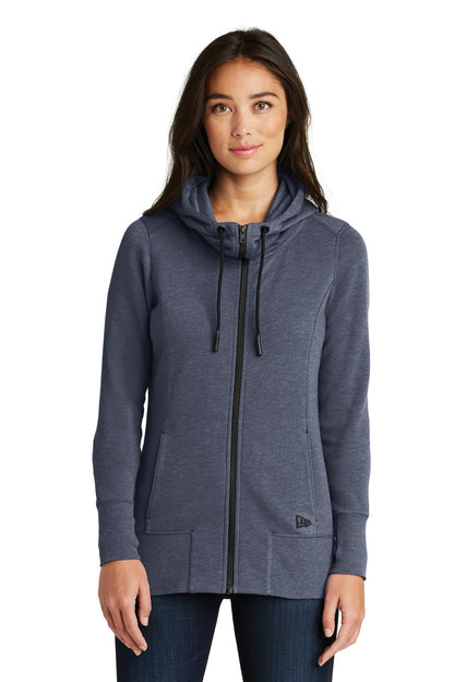 New Era® Women's Tri-Blend Fleece Full-Zip Hoodie