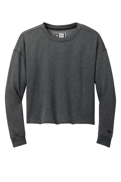 New Era® Women's Tri-Blend Fleece Crop Crew