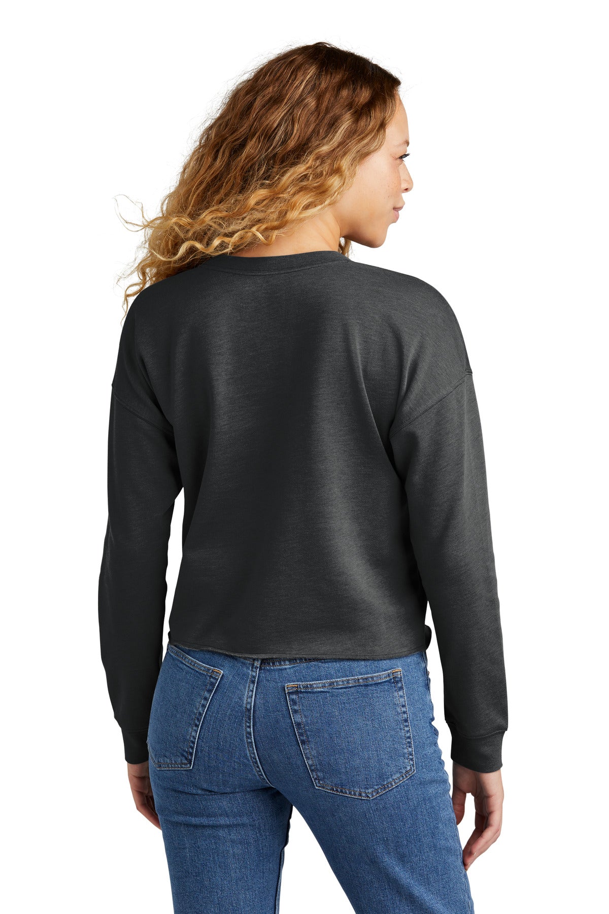 New Era® Women's Tri-Blend Fleece Crop Crew