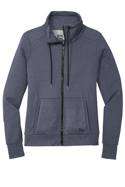 New Era® Women's Performance Terry Full-Zip Cowl