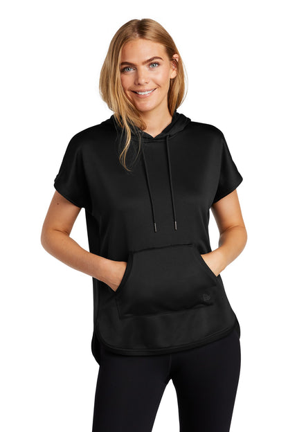 New Era® Women's Performance Terry Short Sleeve Hoodie