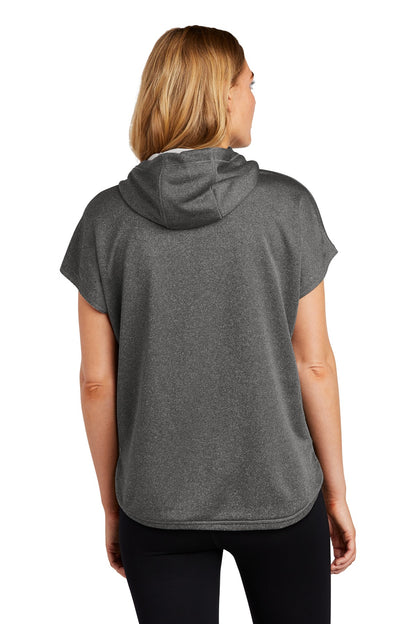 New Era® Women's Performance Terry Short Sleeve Hoodie