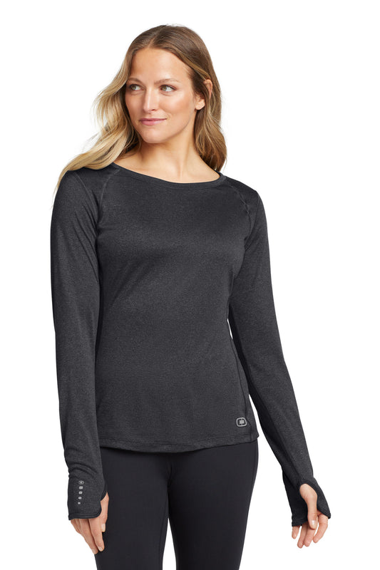 OGIO® Women's Long Sleeve Pulse Crew