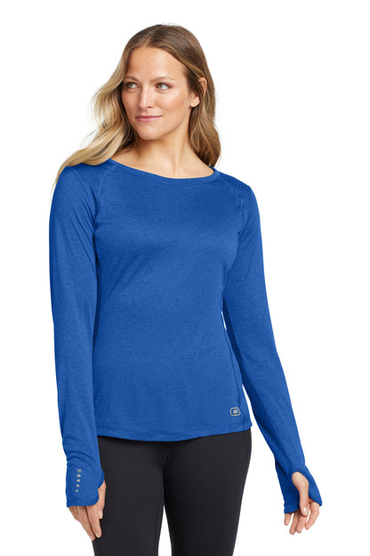 OGIO® Women's Long Sleeve Pulse Crew