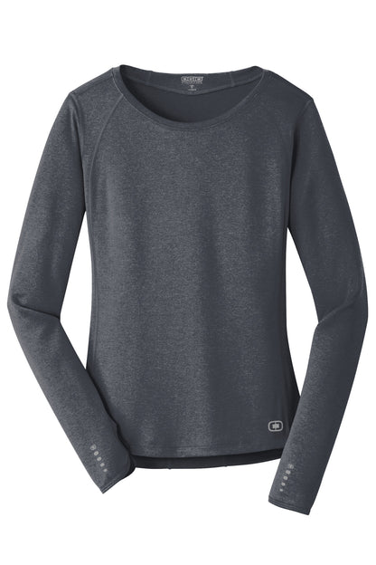 OGIO® Women's Long Sleeve Pulse Crew