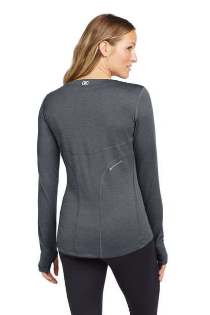 OGIO® Women's Long Sleeve Pulse Crew