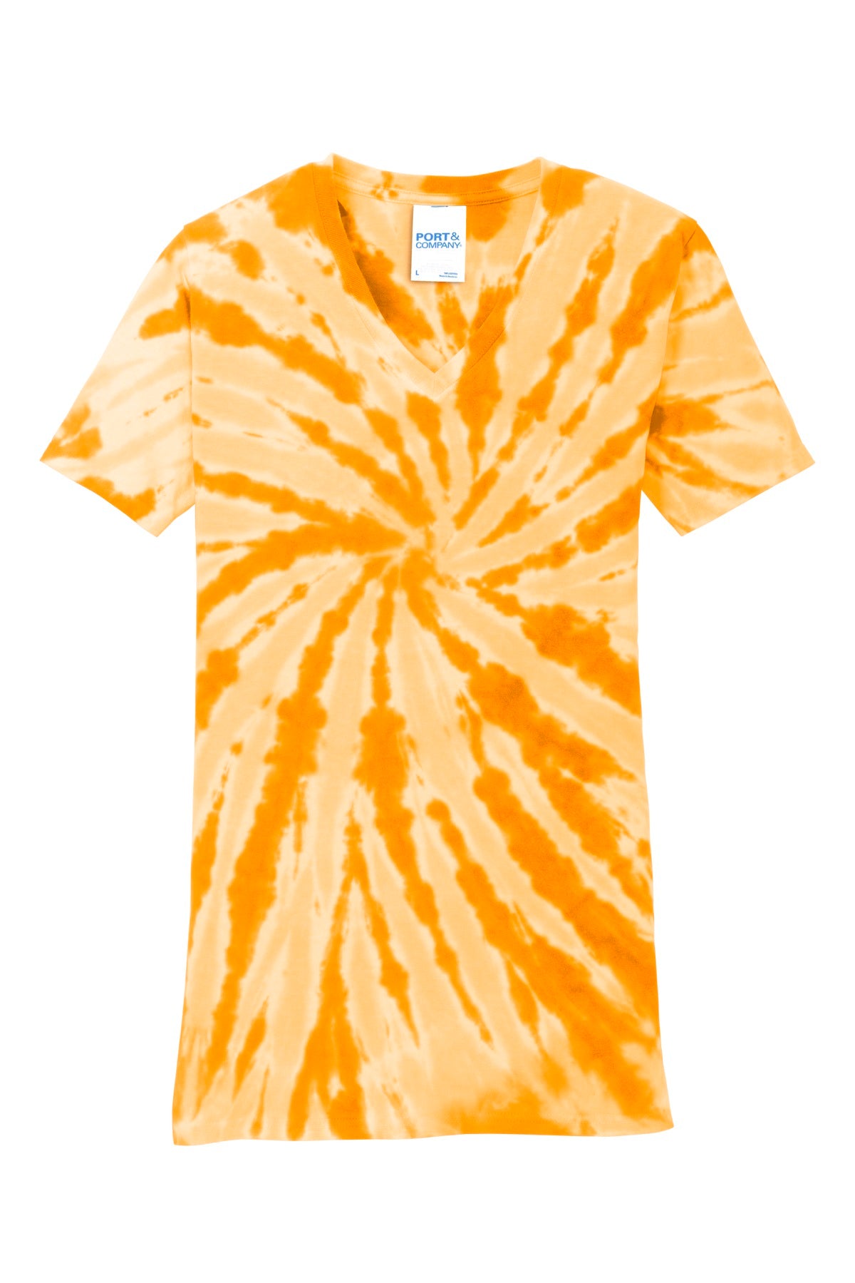 Port & Company® Women's Tie-Dye V-Neck Tee