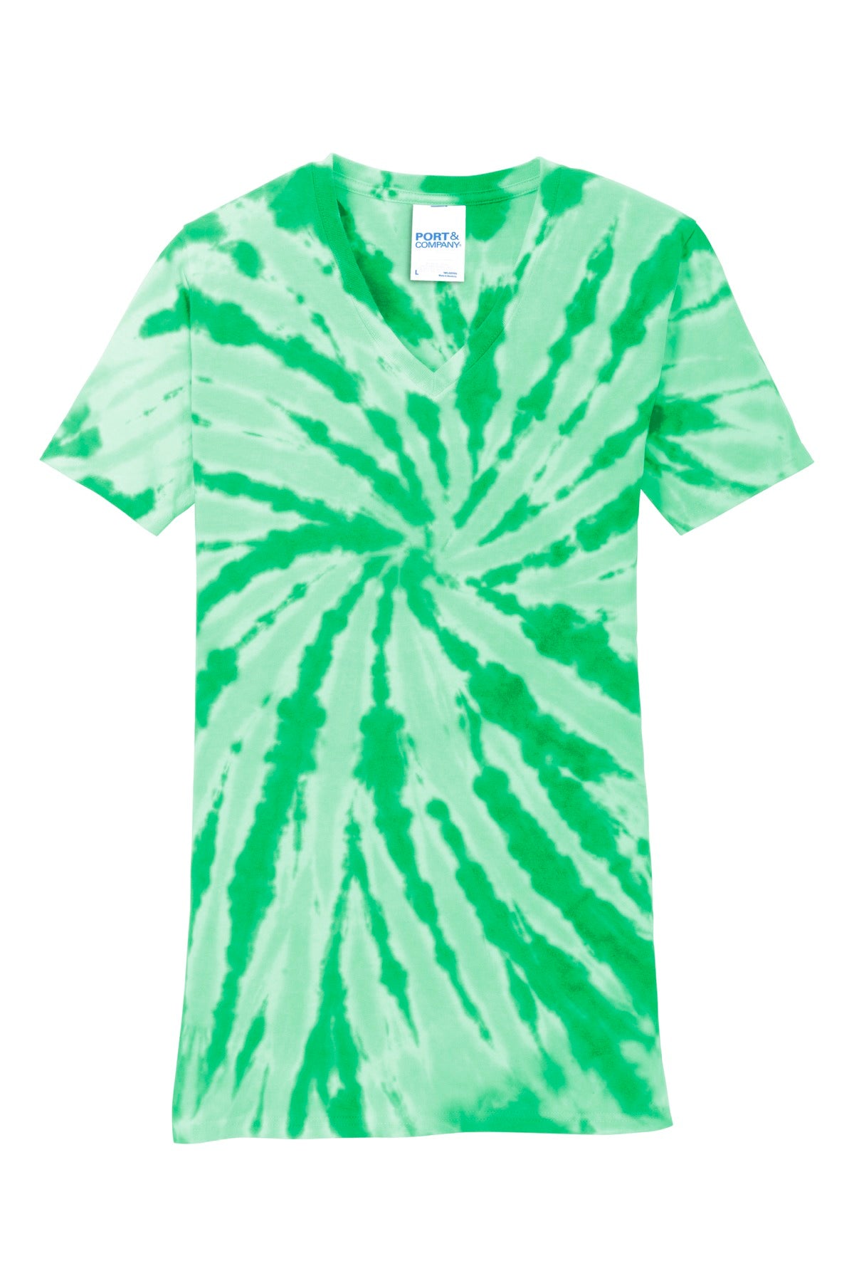 Port & Company® Women's Tie-Dye V-Neck Tee