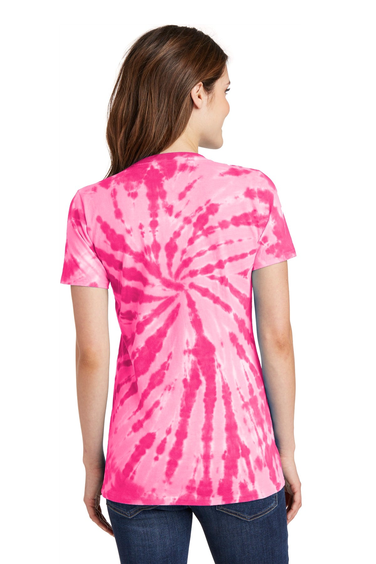 Port & Company® Women's Tie-Dye V-Neck Tee