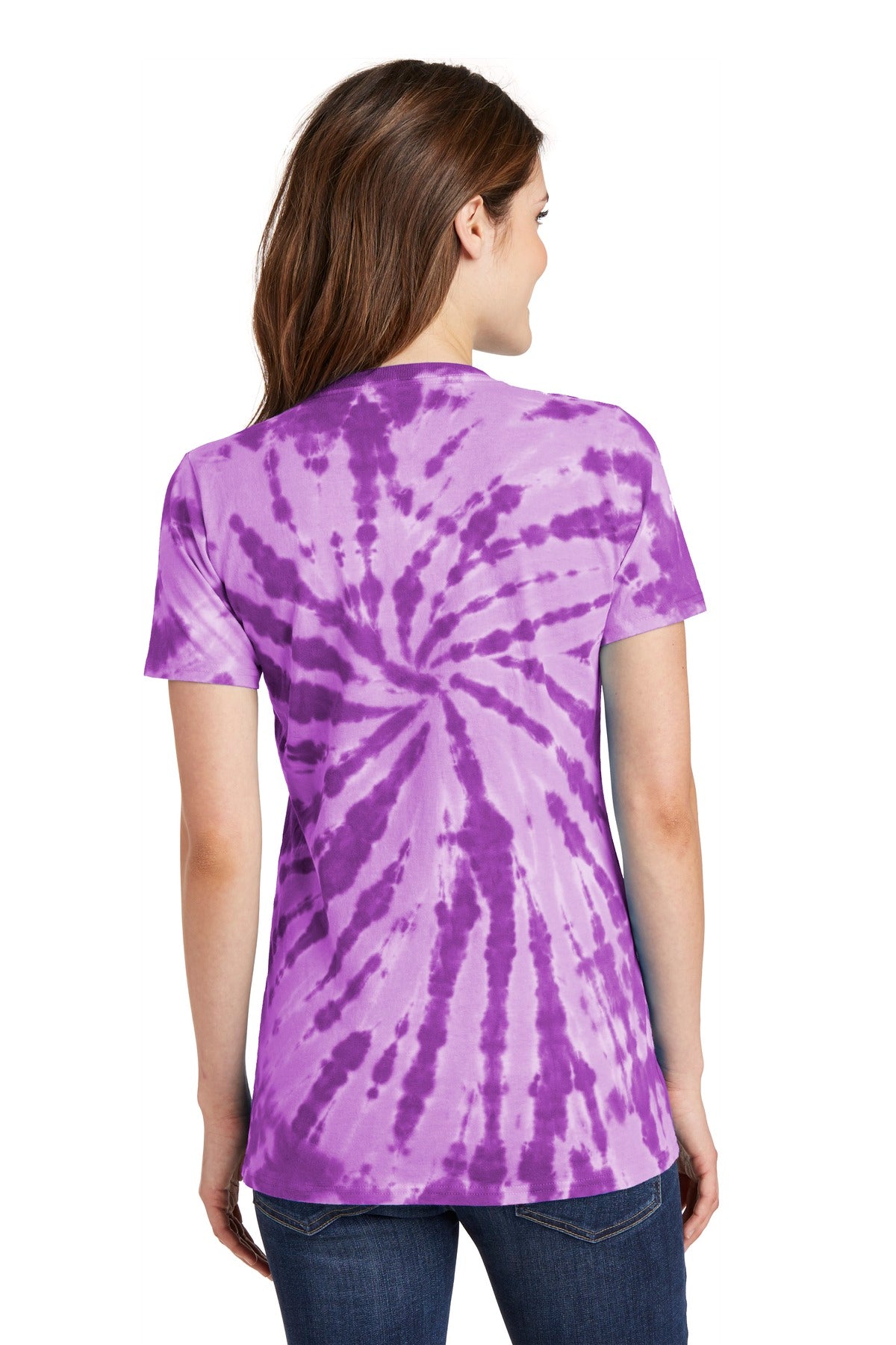 Port & Company® Women's Tie-Dye V-Neck Tee