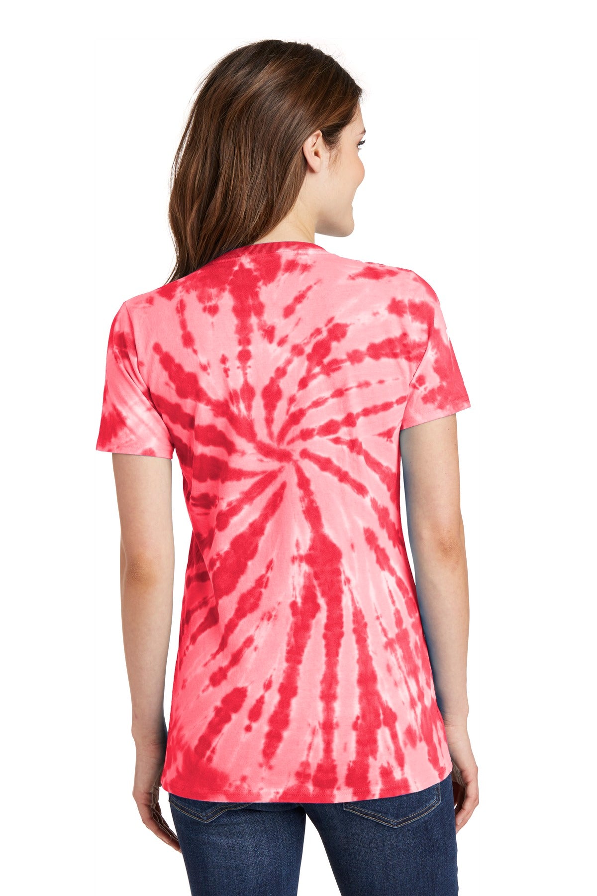 Port & Company® Women's Tie-Dye V-Neck Tee