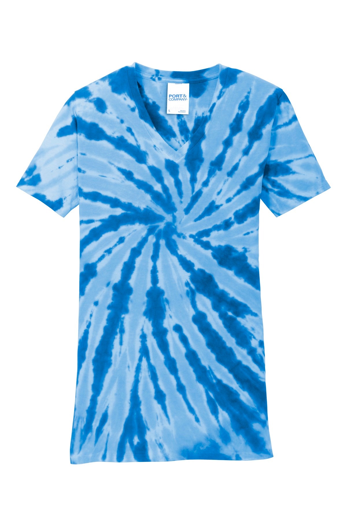 Port & Company® Women's Tie-Dye V-Neck Tee