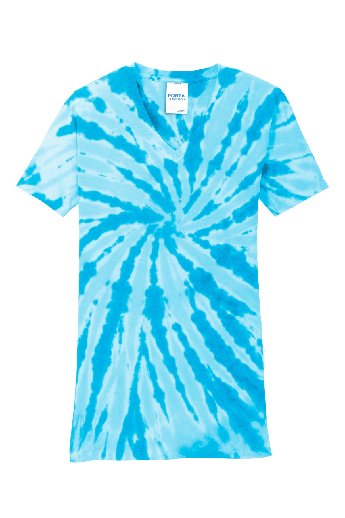 Port & Company® Women's Tie-Dye V-Neck Tee