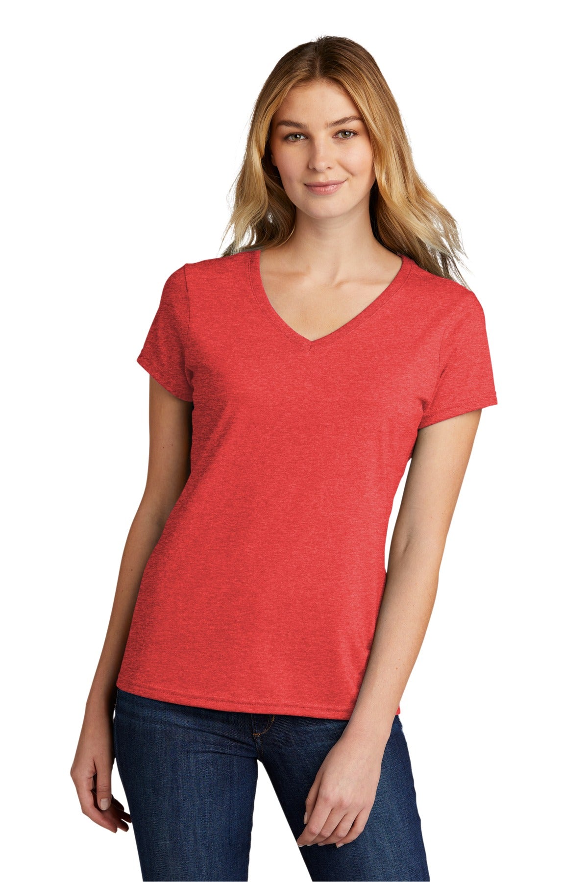 Port & Company® Women's Tri-Blend V-Neck Tee