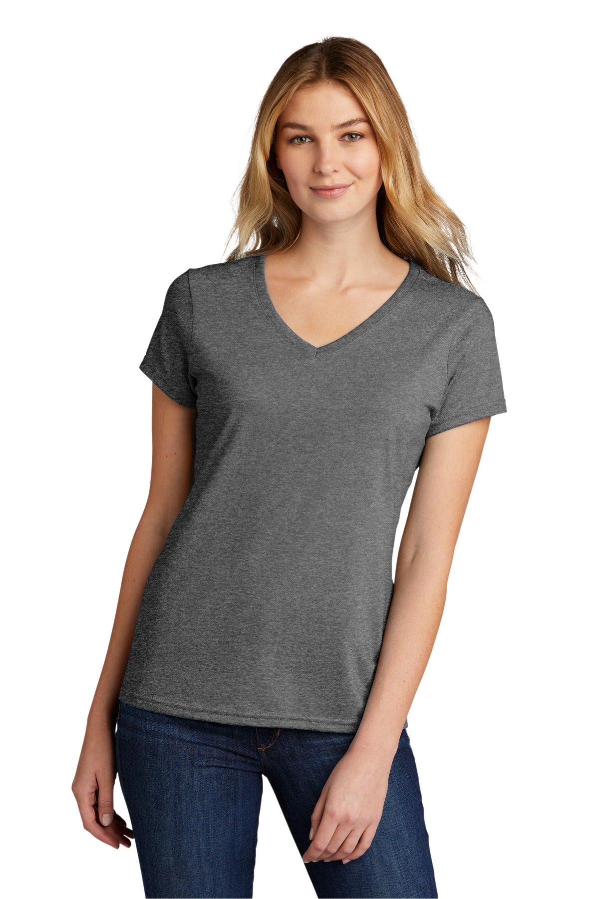 Port & Company® Women's Tri-Blend V-Neck Tee