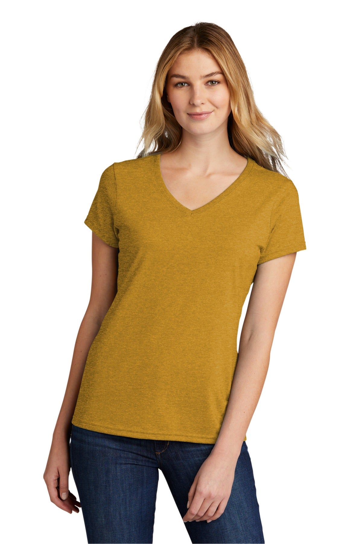 Port & Company® Women's Tri-Blend V-Neck Tee