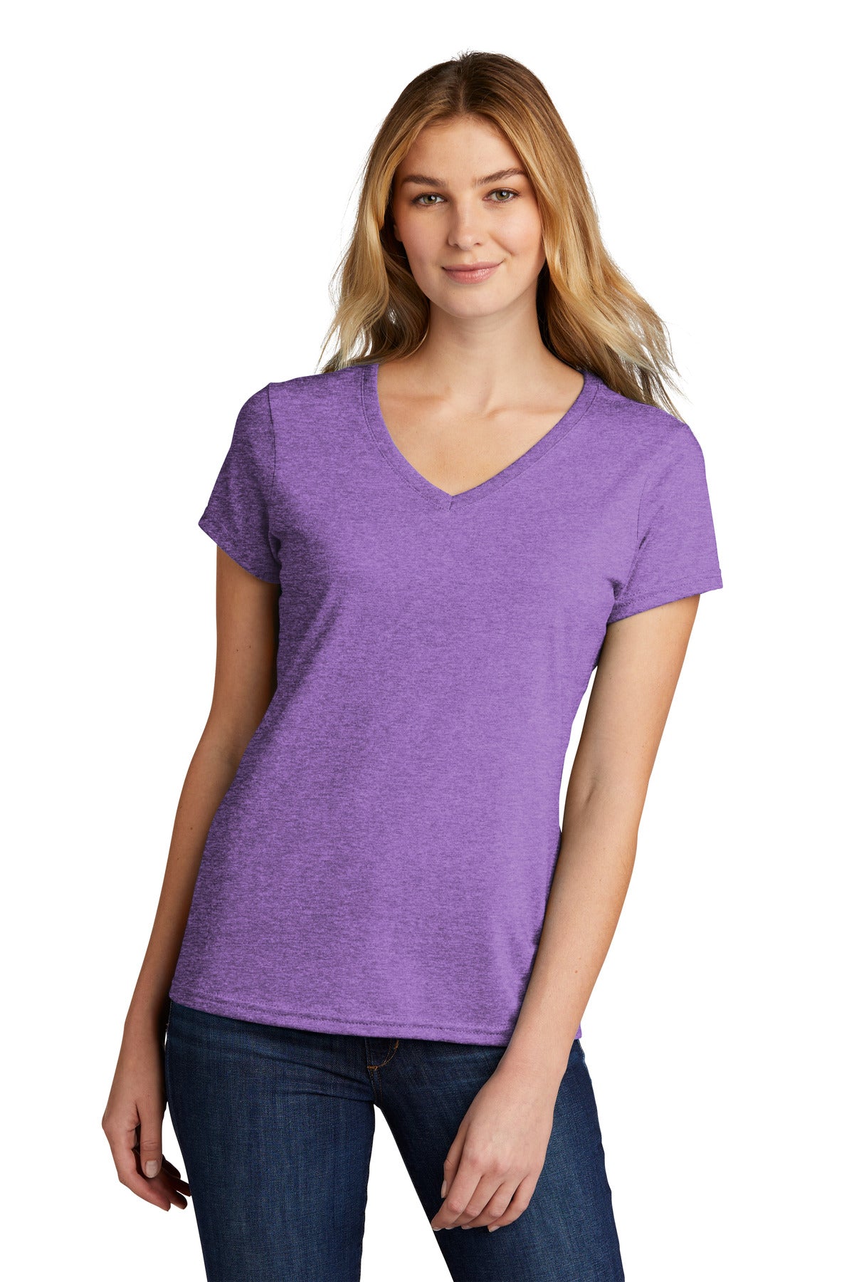 Port & Company® Women's Tri-Blend V-Neck Tee