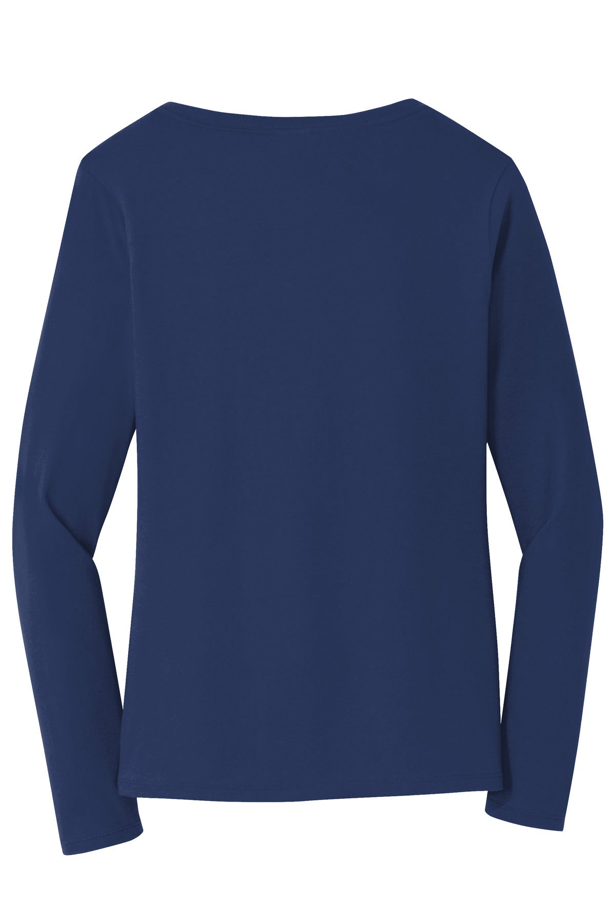 Port & Company® Women's Long Sleeve Fan Favorite V-Neck Tee