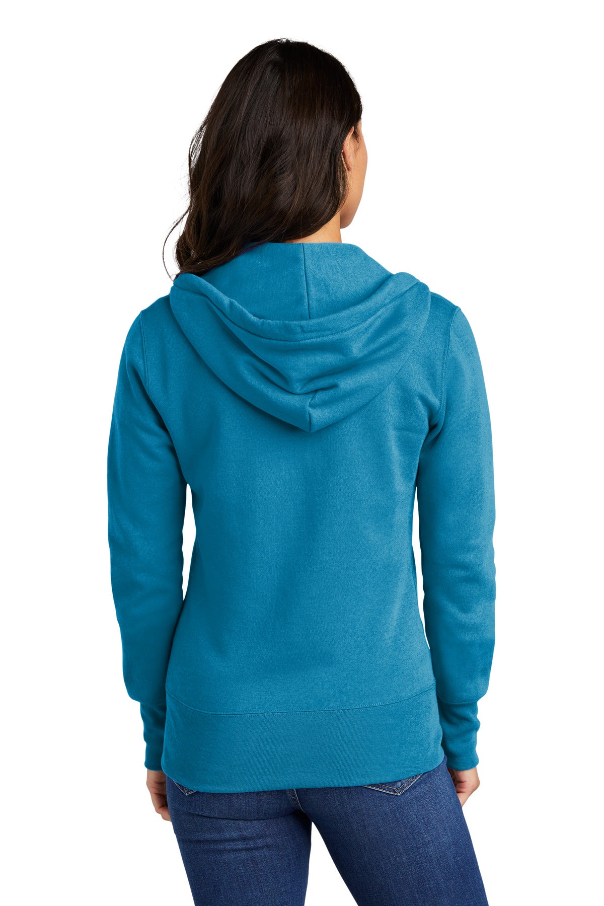 Port & Company® Women's Core Fleece Full-Zip Hooded Sweatshirt