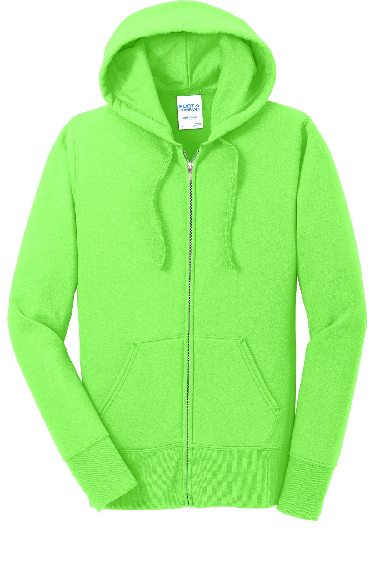 Port & Company® Women's Core Fleece Full-Zip Hooded Sweatshirt