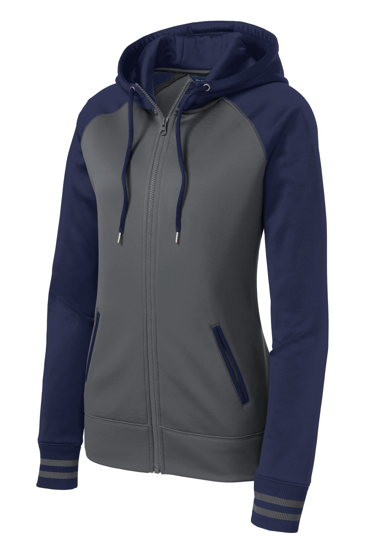 Sport-Tek® Women's Sport-Wick® Varsity Fleece Full-Zip Hooded Jacket