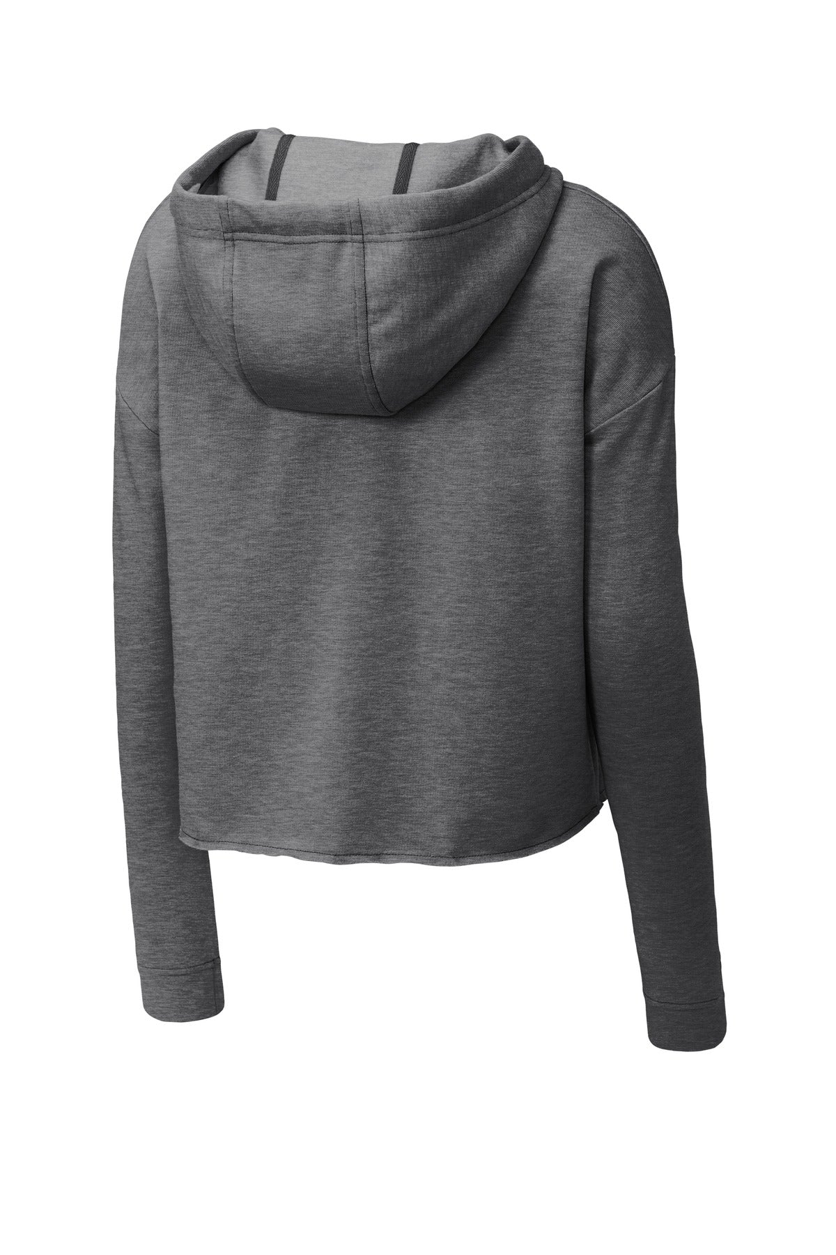 Sport-Tek® Women's PosiCharge® Tri-Blend Wicking Fleece Crop Hooded Pullover