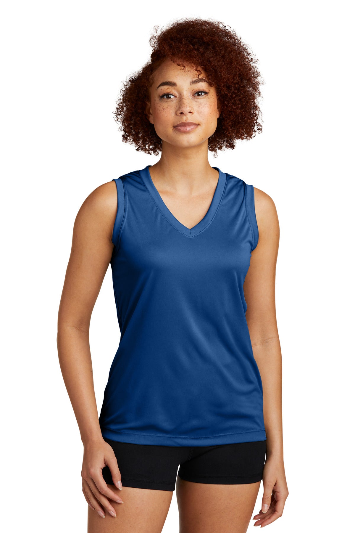 Sport-Tek® Women's Sleeveless PosiCharge® Competitor V-Neck Tee