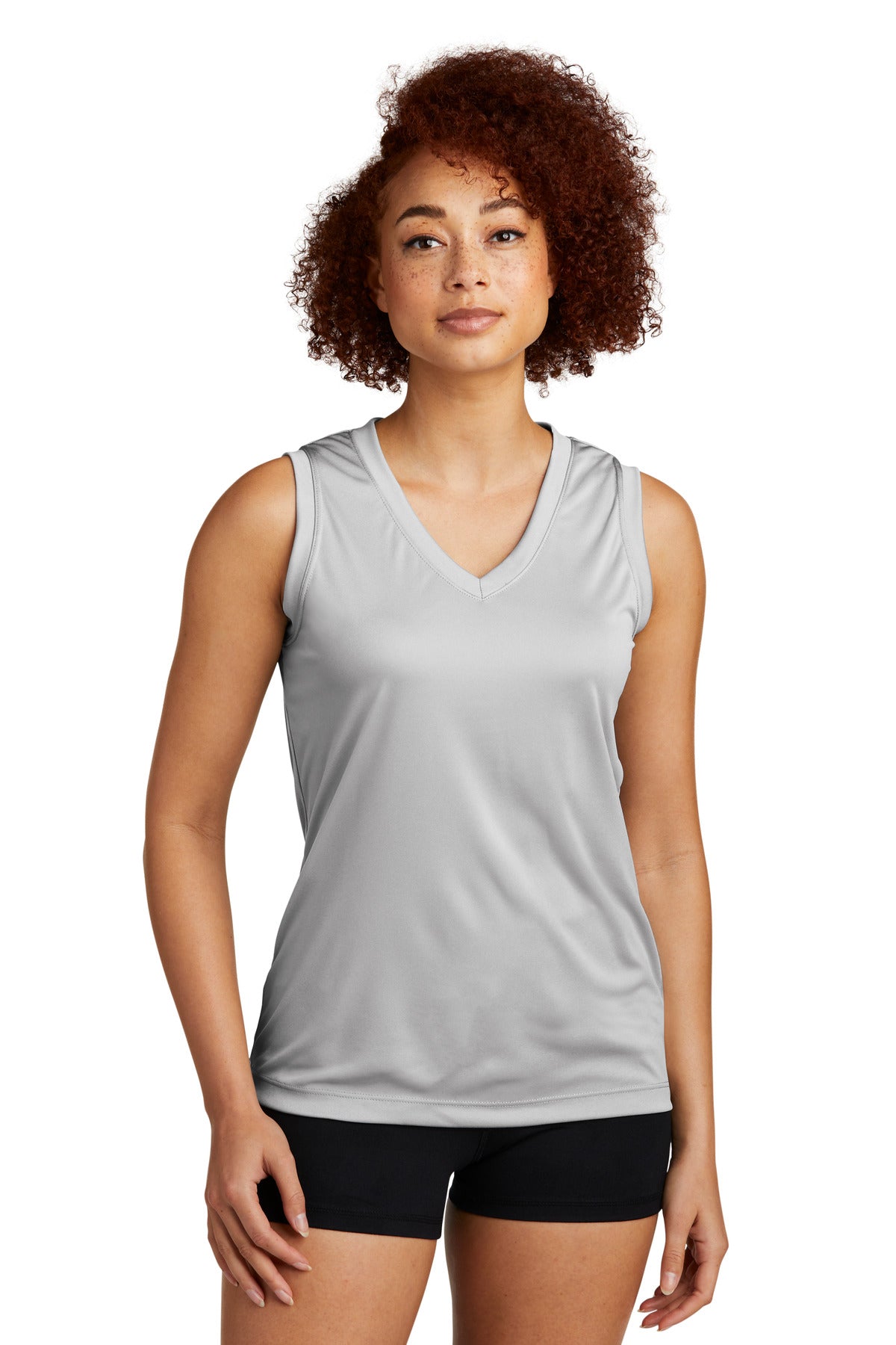 Sport-Tek® Women's Sleeveless PosiCharge® Competitor V-Neck Tee