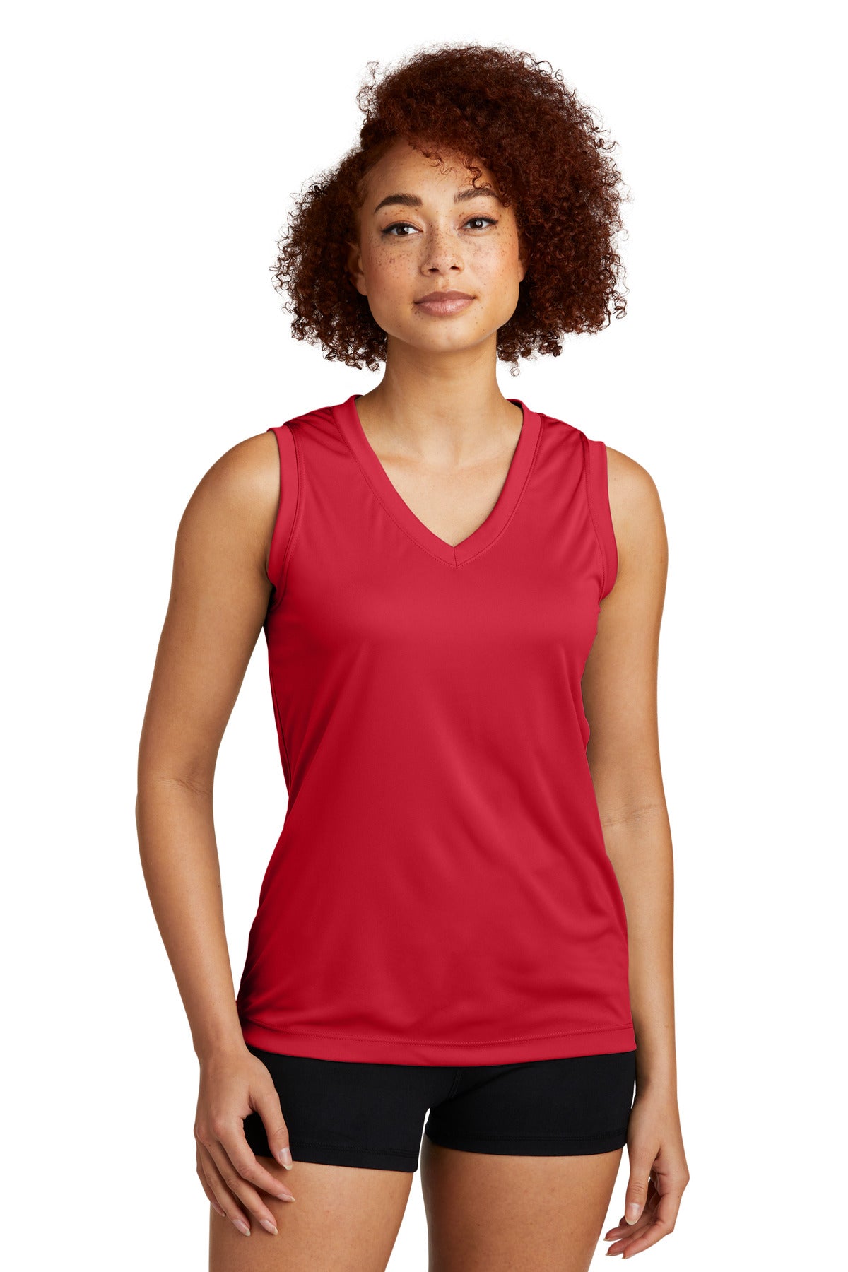 Sport-Tek® Women's Sleeveless PosiCharge® Competitor V-Neck Tee