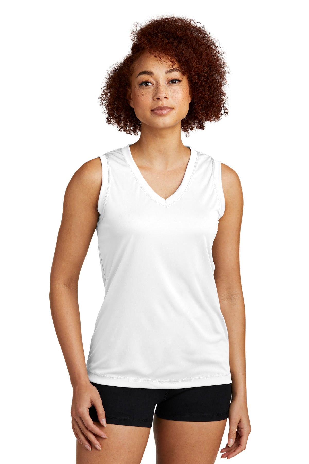 Sport-Tek® Women's Sleeveless PosiCharge® Competitor V-Neck Tee