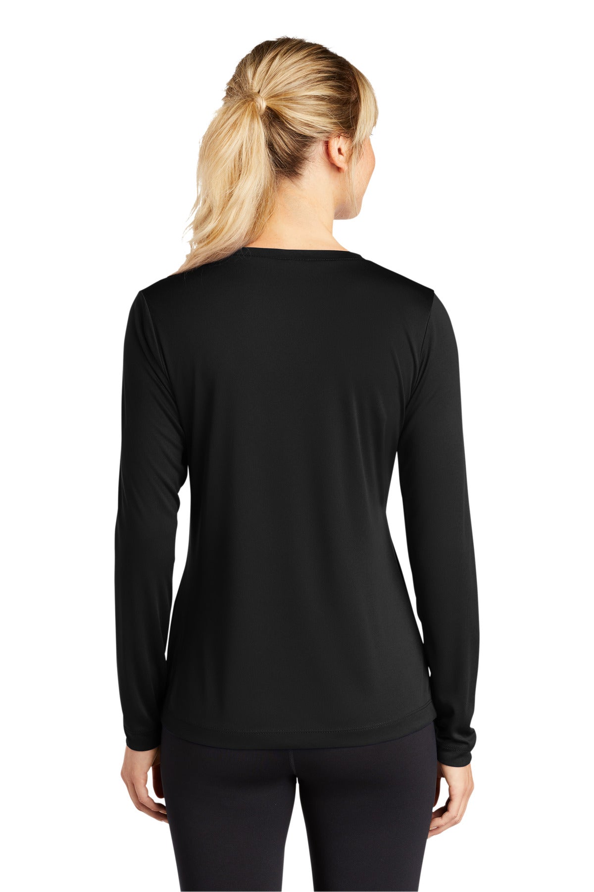 Sport-Tek® Women's Long Sleeve PosiCharge® Competitor V-Neck Tee (CORE COLORS)
