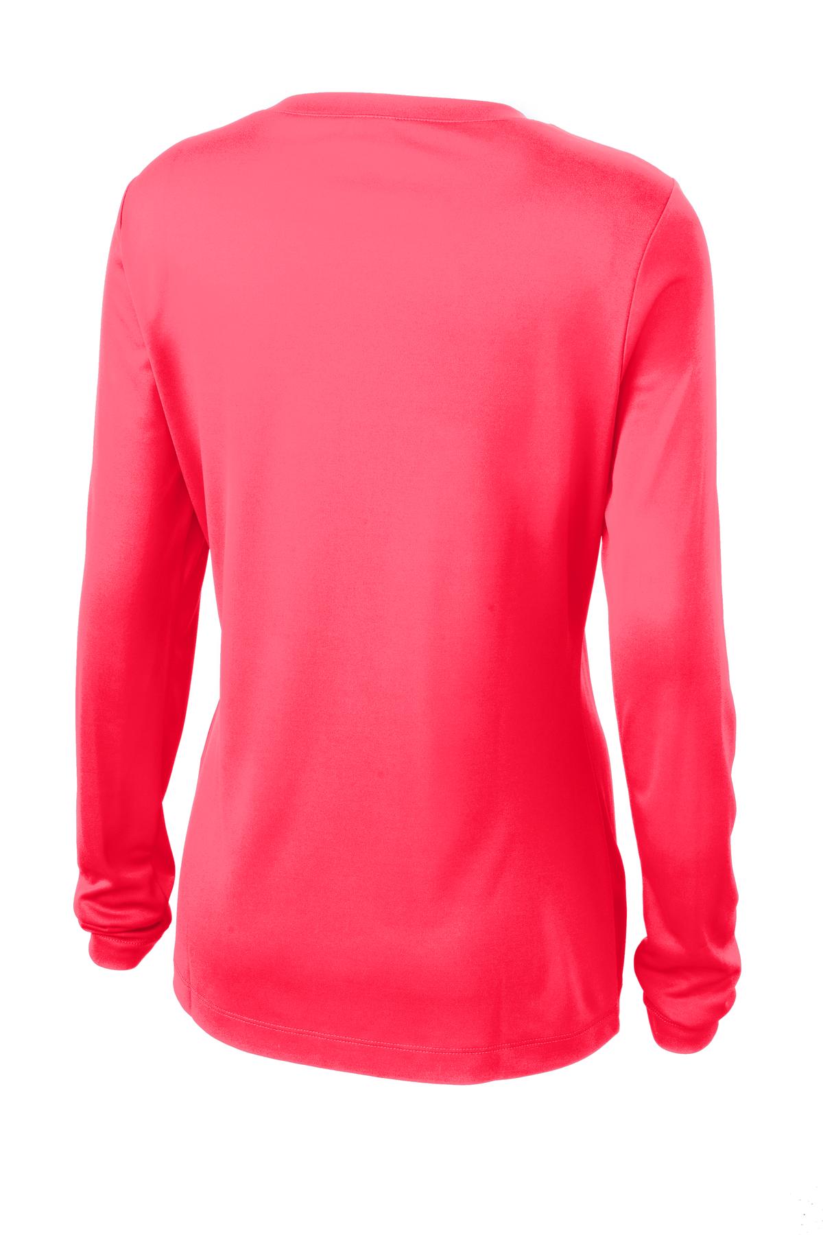 Sport-Tek® Women's Long Sleeve PosiCharge® Competitor V-Neck Tee (CORE COLORS)