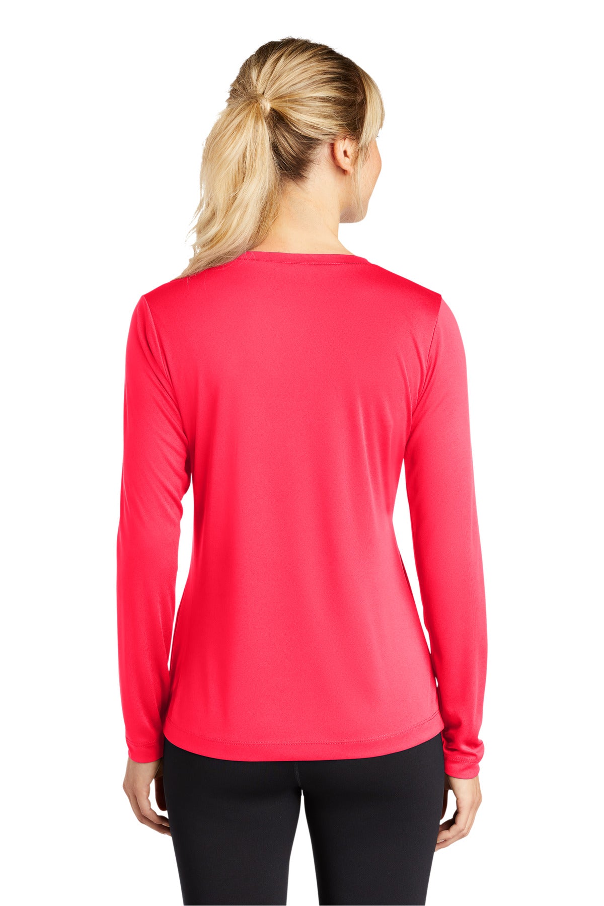Sport-Tek® Women's Long Sleeve PosiCharge® Competitor V-Neck Tee (CORE COLORS)