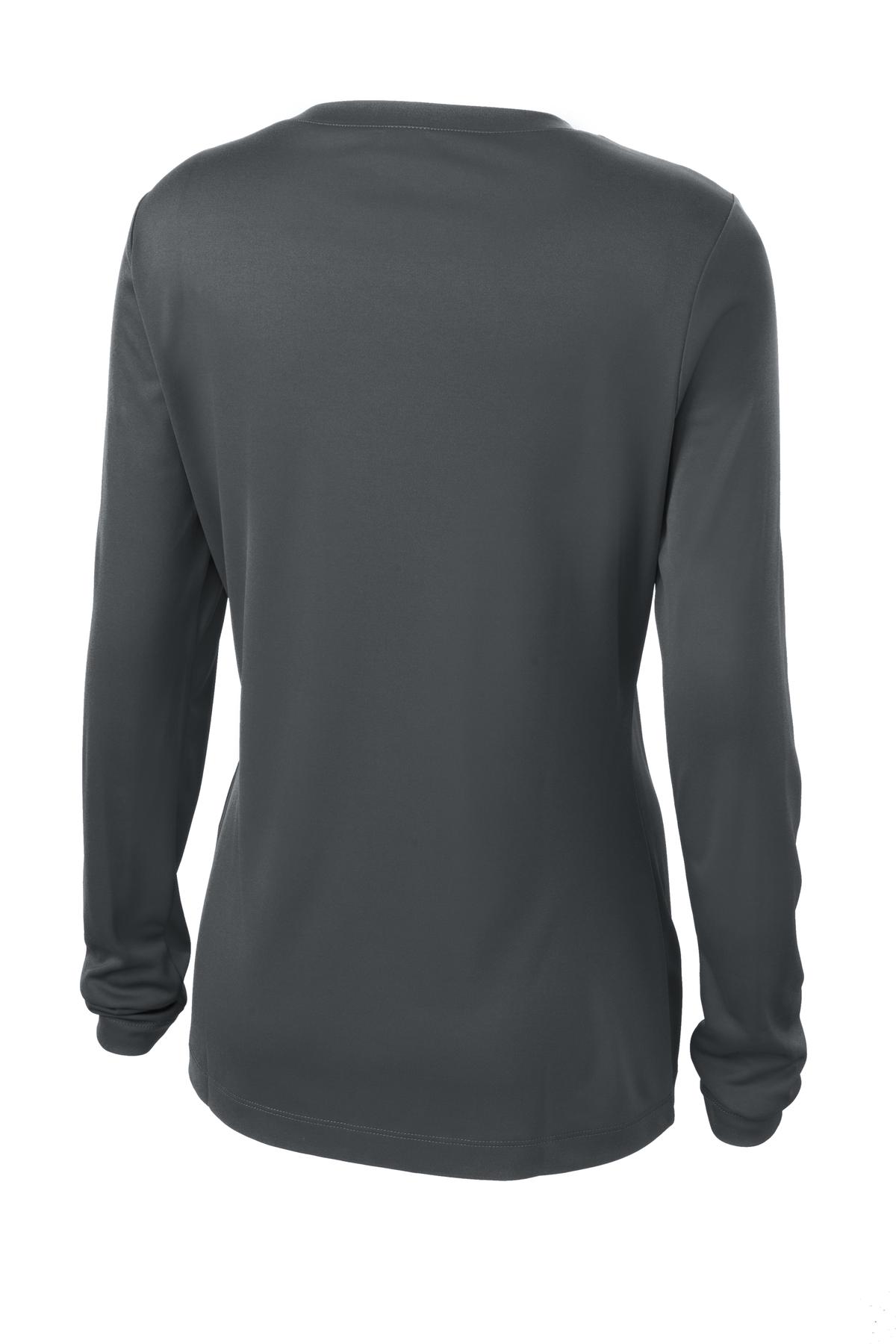 Sport-Tek® Women's Long Sleeve PosiCharge® Competitor V-Neck Tee (CORE COLORS)