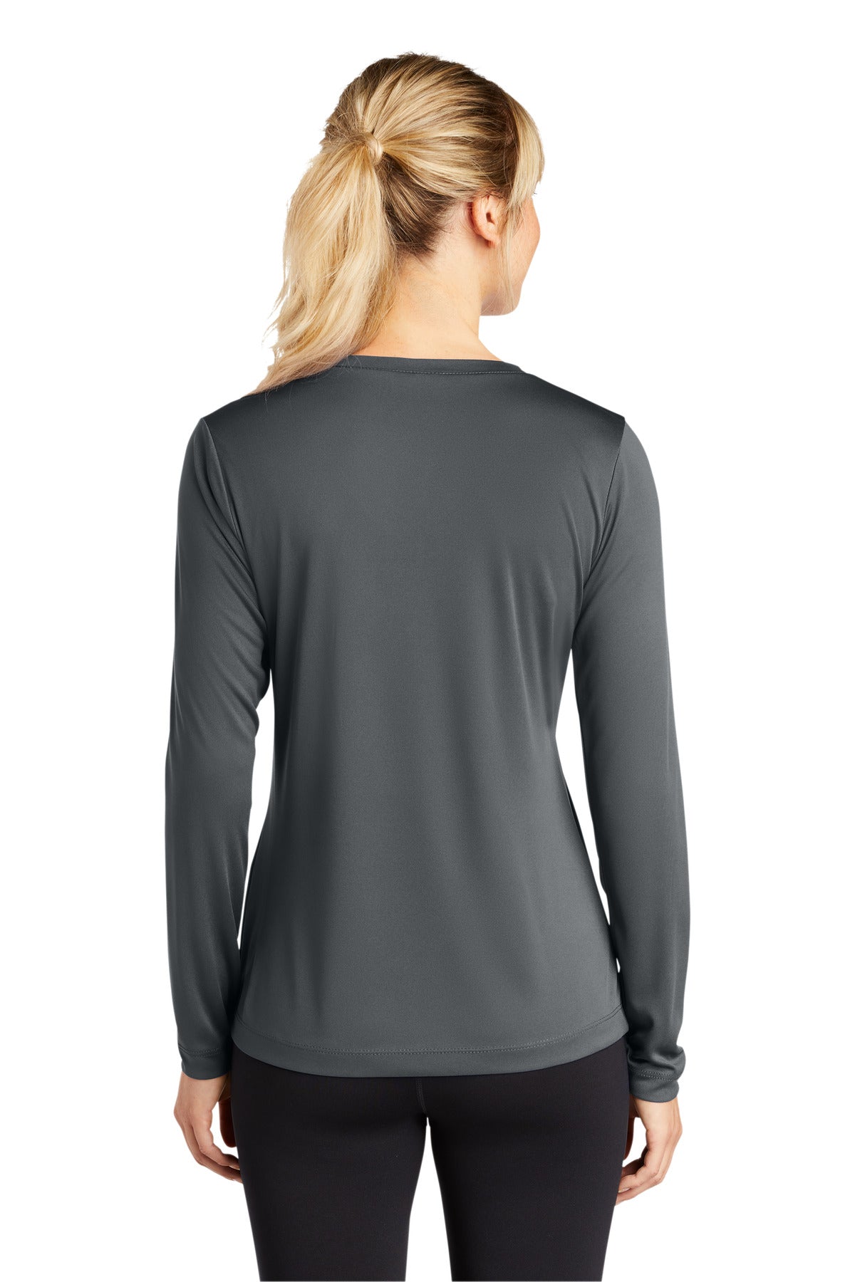 Sport-Tek® Women's Long Sleeve PosiCharge® Competitor V-Neck Tee (CORE COLORS)