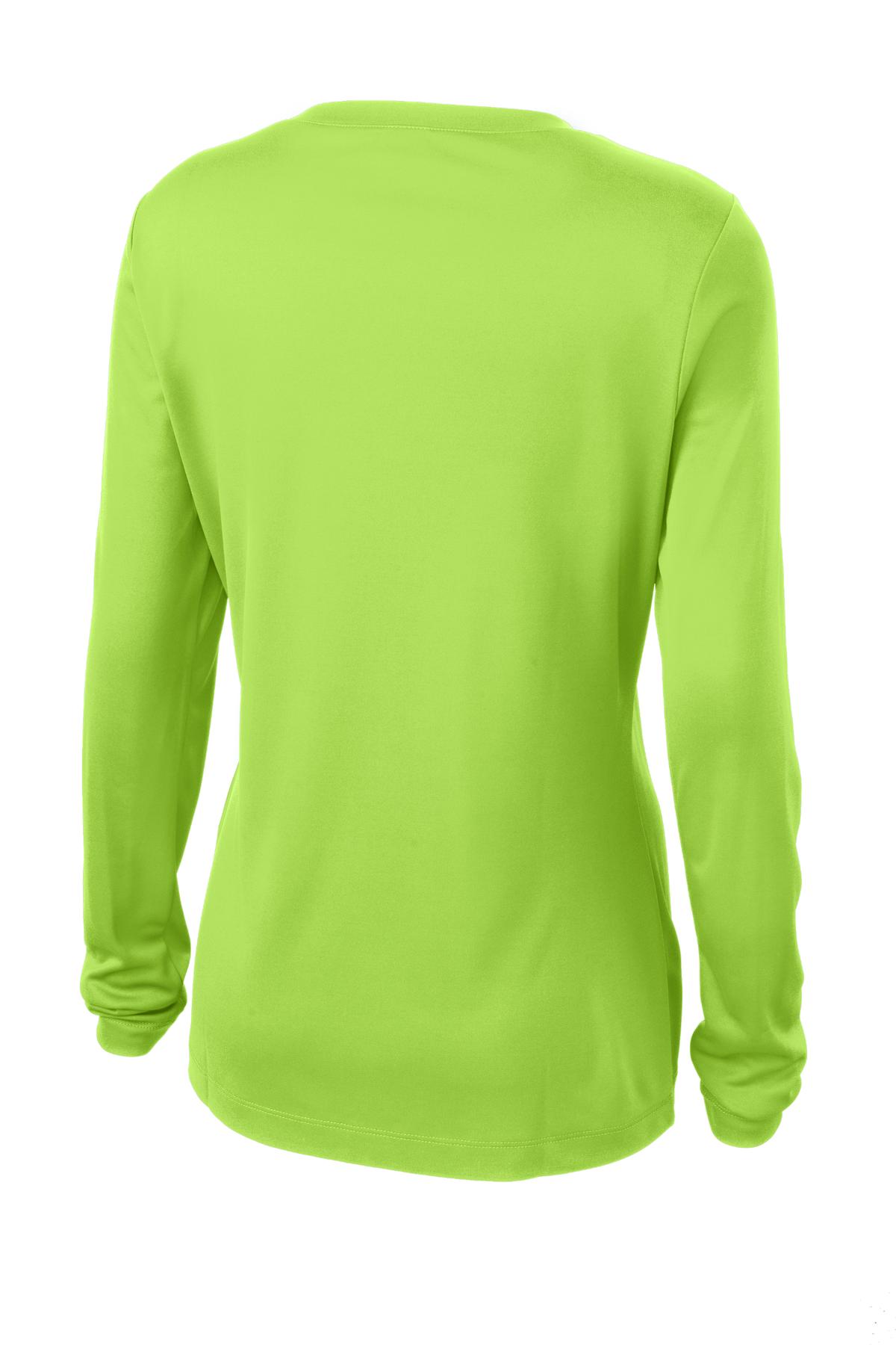 Sport-Tek® Women's Long Sleeve PosiCharge® Competitor V-Neck Tee (CORE COLORS)
