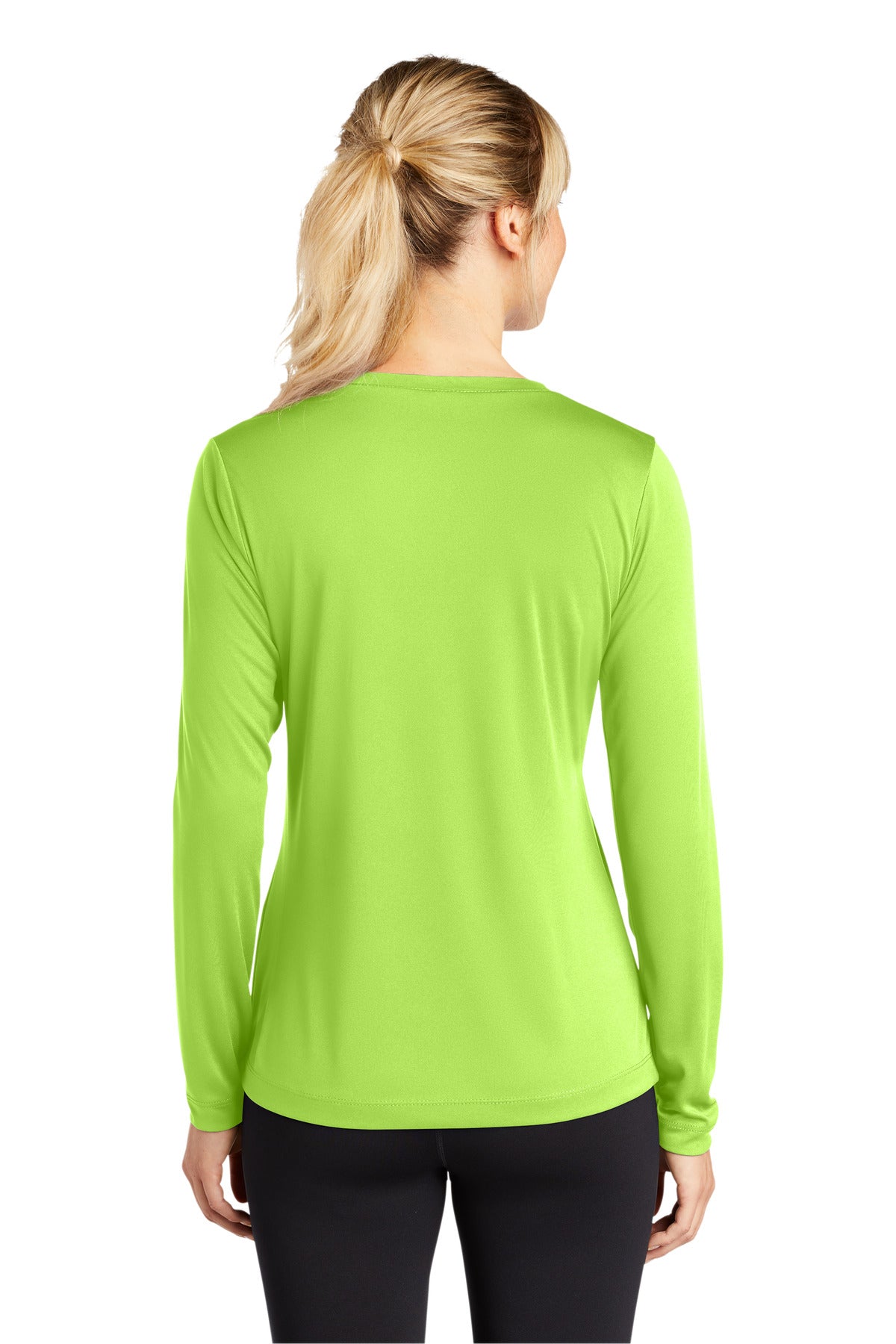 Sport-Tek® Women's Long Sleeve PosiCharge® Competitor V-Neck Tee (CORE COLORS)