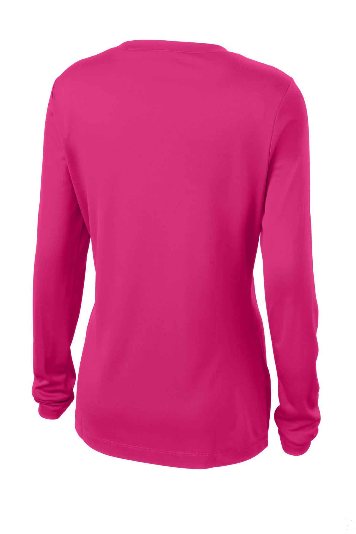 Sport-Tek® Women's Long Sleeve PosiCharge® Competitor V-Neck Tee (CORE COLORS)