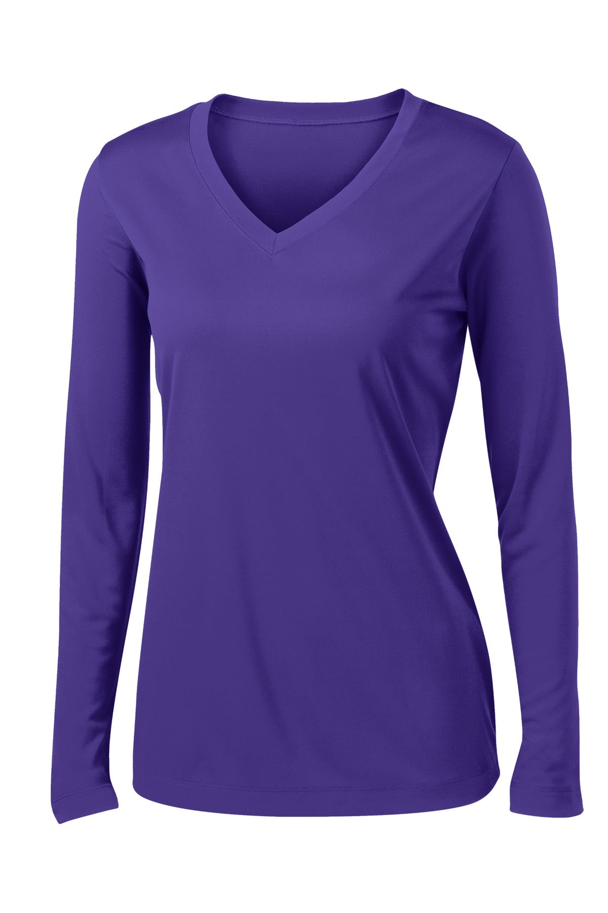 Sport-Tek® Women's Long Sleeve PosiCharge® Competitor V-Neck Tee (CORE COLORS)