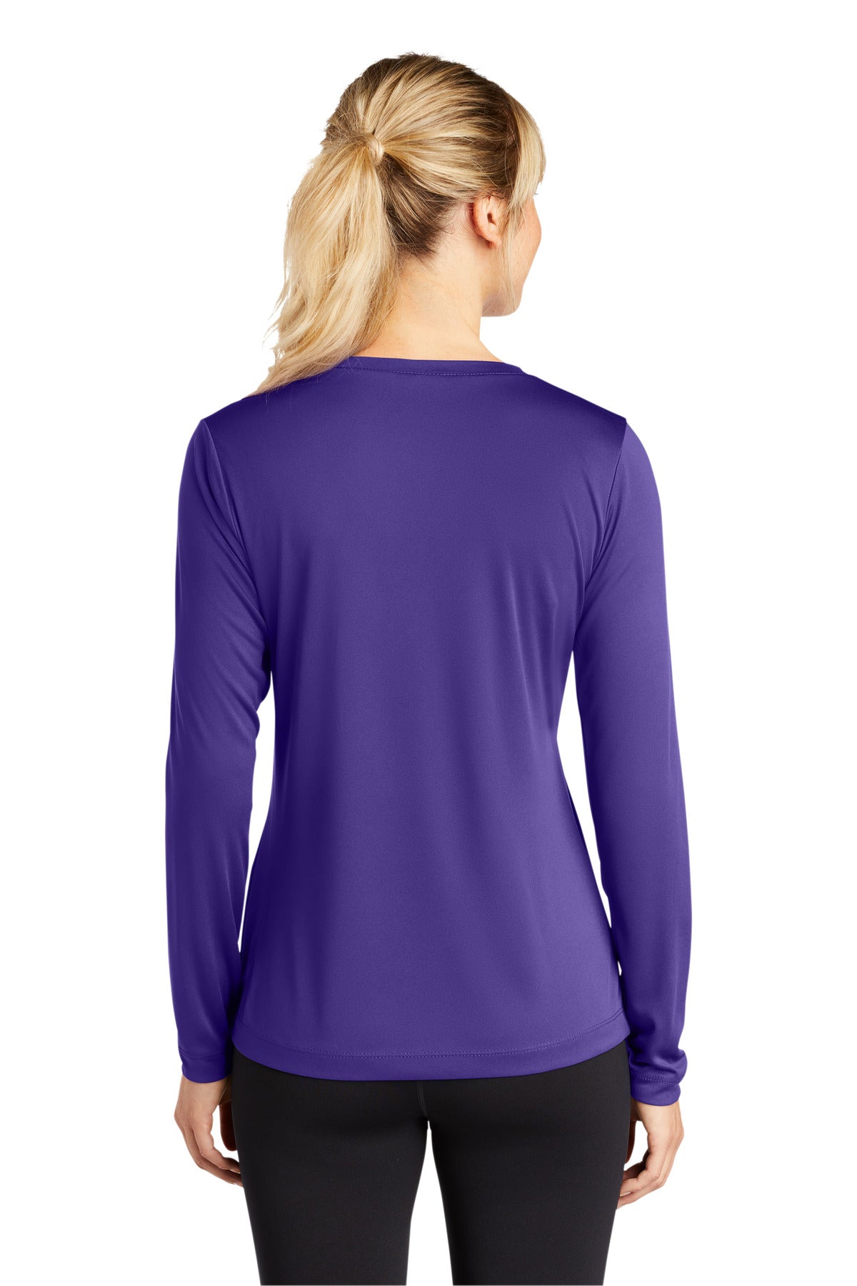 Sport-Tek® Women's Long Sleeve PosiCharge® Competitor V-Neck Tee (CORE COLORS)