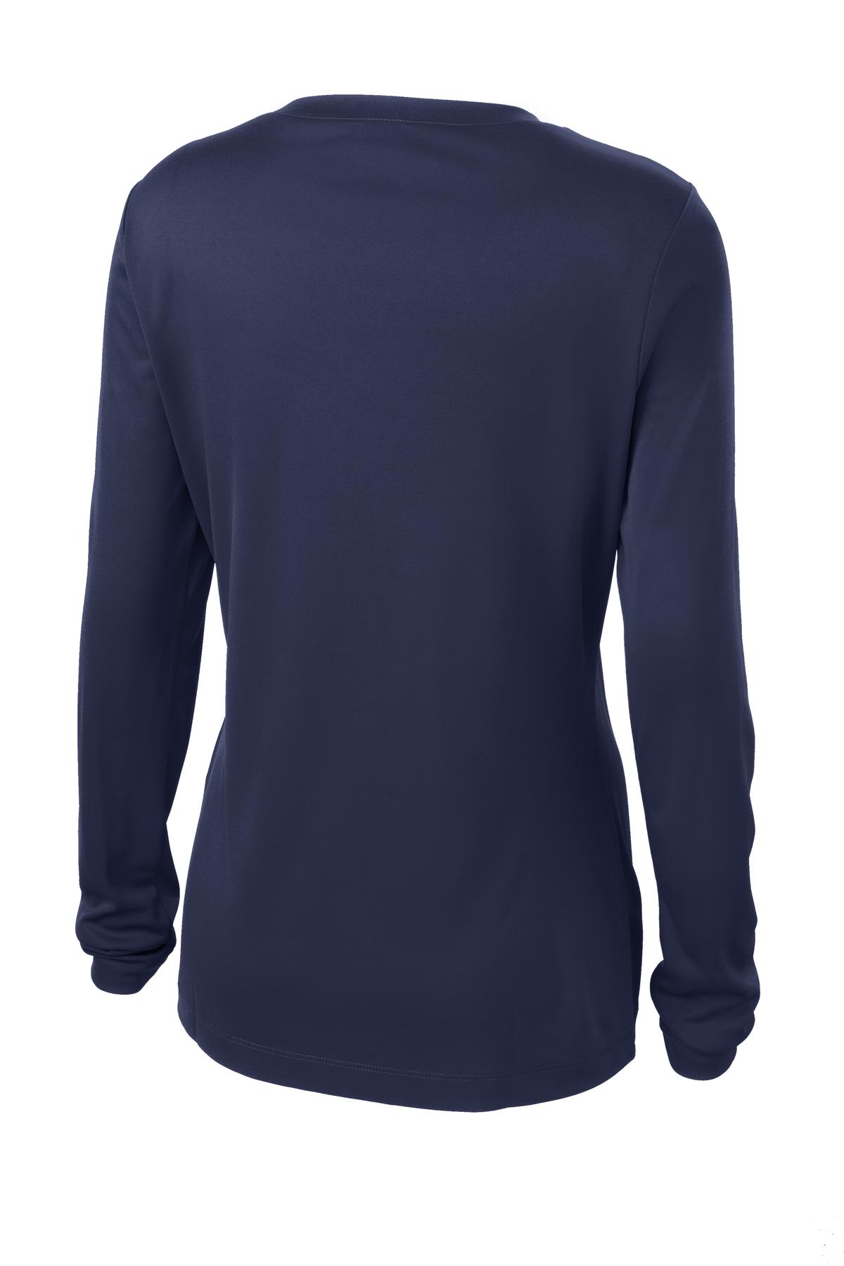 Sport-Tek® Women's Long Sleeve PosiCharge® Competitor V-Neck Tee (CORE COLORS)