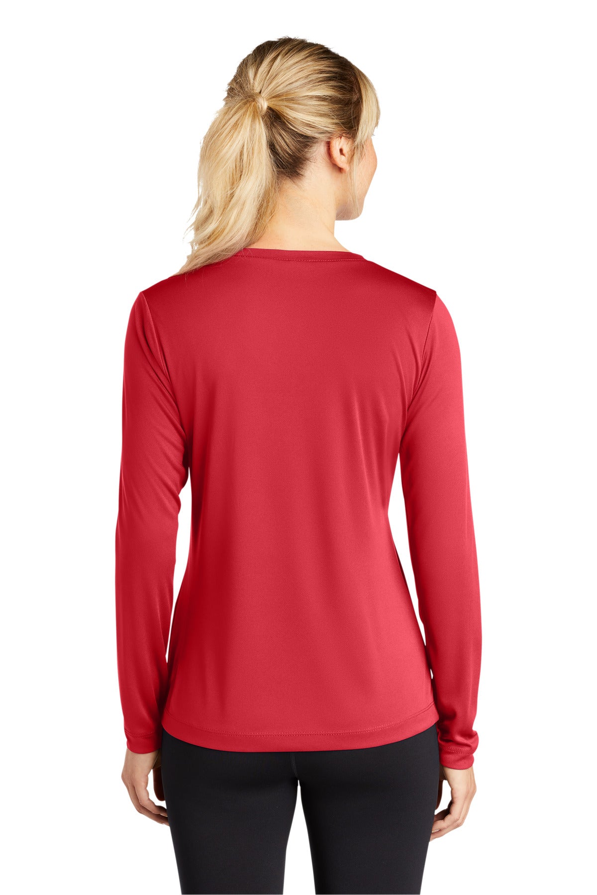 Sport-Tek® Women's Long Sleeve PosiCharge® Competitor V-Neck Tee (CORE COLORS)