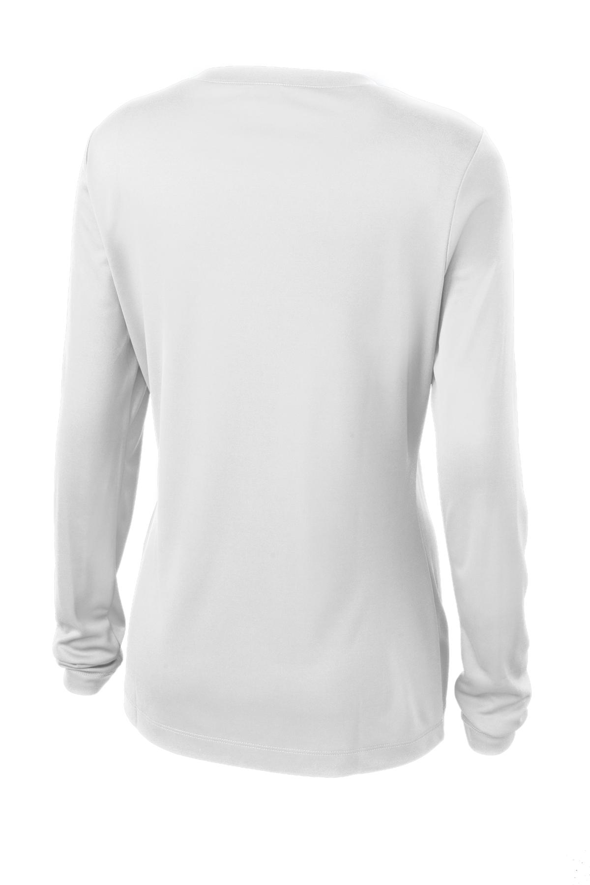 Sport-Tek® Women's Long Sleeve PosiCharge® Competitor V-Neck Tee (CORE COLORS)