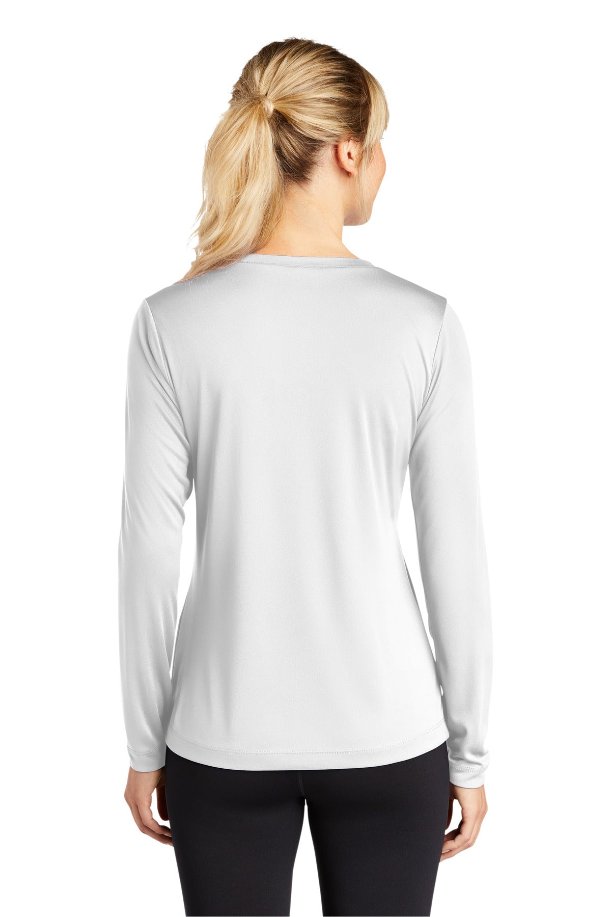 Sport-Tek® Women's Long Sleeve PosiCharge® Competitor V-Neck Tee (CORE COLORS)