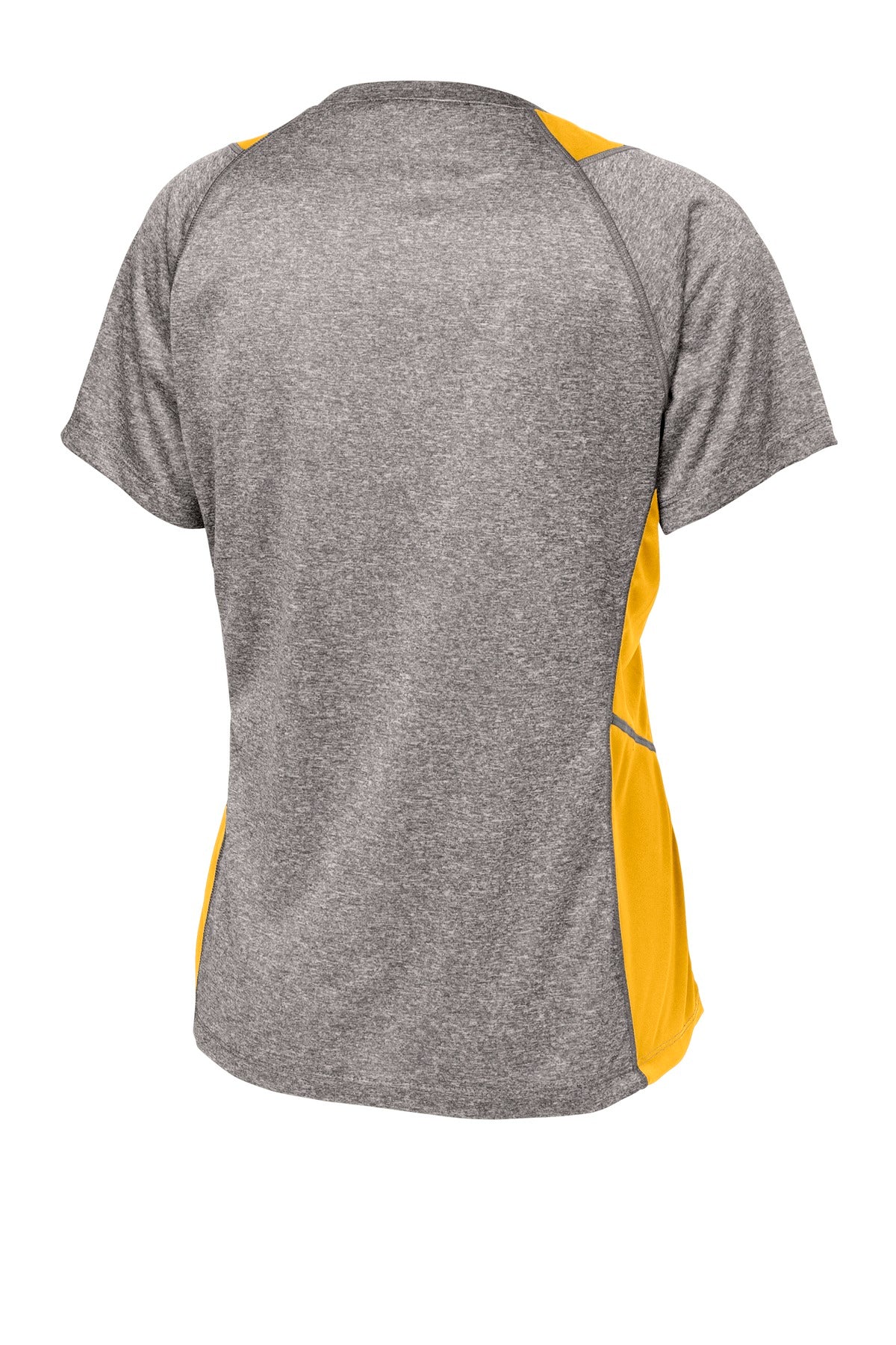 Sport-Tek® Women's Heather Colorblock Contender V-Neck Tee