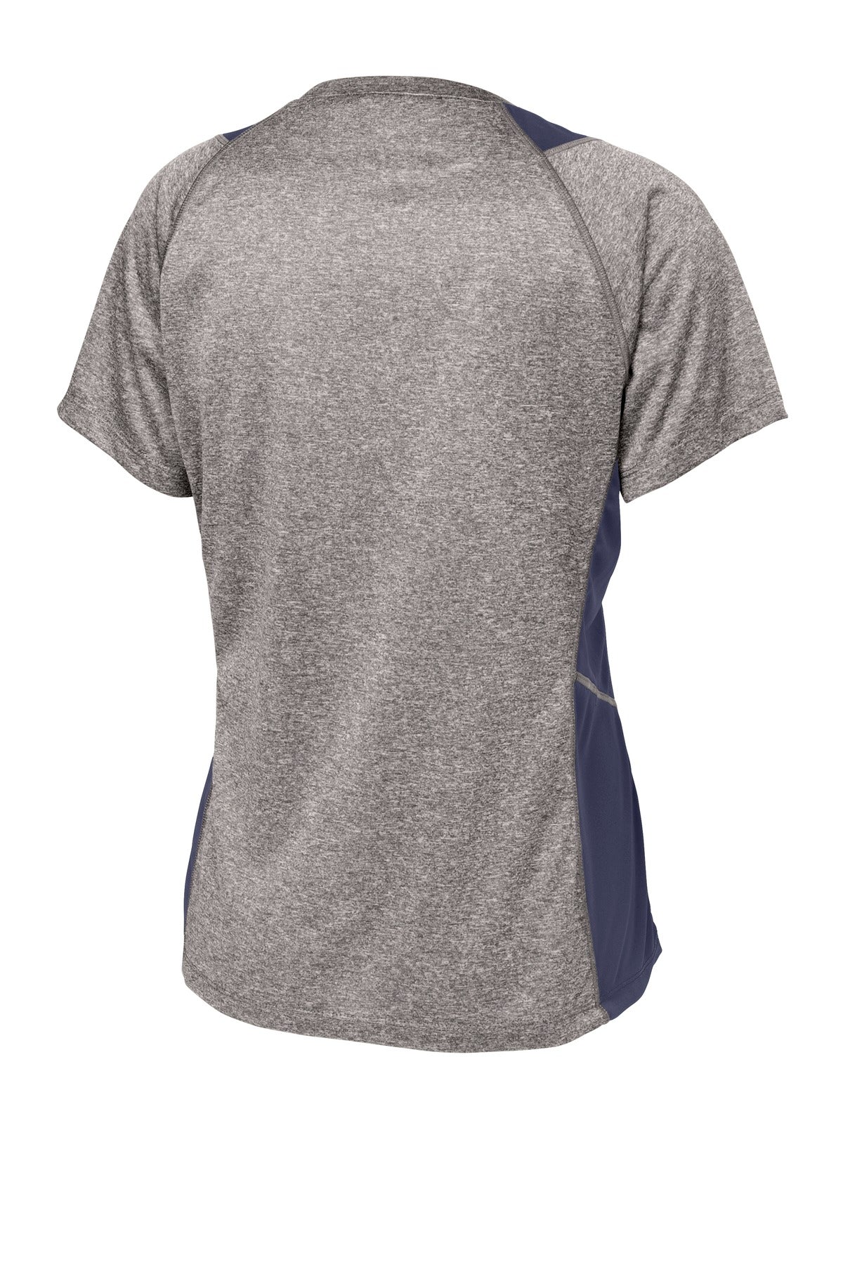 Sport-Tek® Women's Heather Colorblock Contender V-Neck Tee