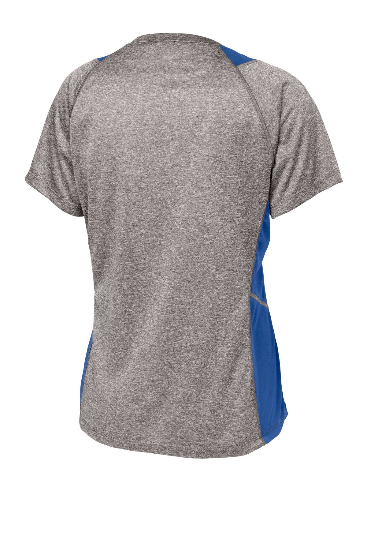 Sport-Tek® Women's Heather Colorblock Contender V-Neck Tee