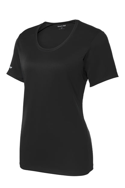 DISCONTINUED - Sport-Tek® Ladies PosiCharge® Elevate Scoop Neck Tee