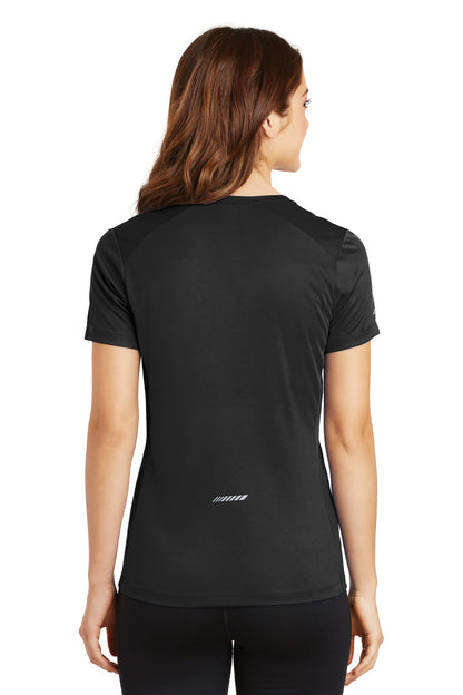 DISCONTINUED - Sport-Tek® Ladies PosiCharge® Elevate Scoop Neck Tee